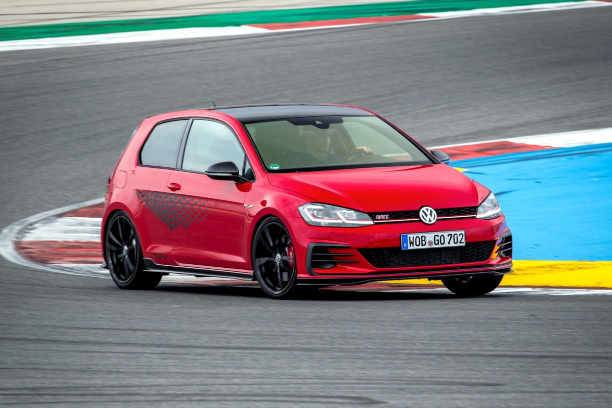 VW Golf GTI TCR Das Bewirken Echte Renn Gene Speed Heads