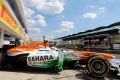 Adrian Sutil platzierte sich am Freitag in beiden Trainings in den Top 10