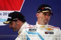 Alain Menu (re.) und Yvan Muller (li.) hatten sich in Schanghai nicht viel zu sagen