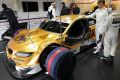 Alessandro Zanardi testete im November einen goldenen BMW M3 DTM