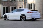 Anderson Germany Porsche Panamera GTS White Storm Gran Turismo Sport 4.8 V8 Biturbo Heck Seite Ansicht