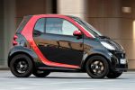 Smart Fortwo Sharpred Rot Dreizylinder Turbo CDI Passion Softouch Seite Ansicht