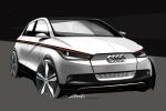 Audi A2 Concept Raum Konzept Dynamic Light Front Seite Ansicht