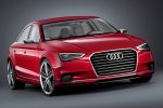 Audi A3 Concept Stufenheck Limousine Fünfzylinder Turbo quattro Allrad S Tronic MMI Touch Front Ansicht