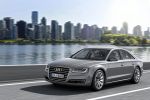 Audi A8 Hybrid Limousine 2014 Facelift MMI Touch COD Cylinder on Demand Active Noice Cancellation ANC Drive Select Side Assist Active Lane Assist Front Seite