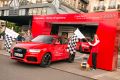 Audi Land of quattro Alpen Tour 2013 - Audi RS Q3 mit Rennfahrer Christopher Haase (Startflagge)