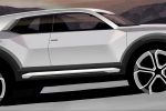 Audi Q1 Sketch Premium Kompakt SUV 2016 Offroad Ingolstadt Sketch Grafik