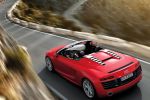 Audi R8 V10 Spyder Spider Facelift 5.2 FSI S Tronic Launch Control Magnetic Ride Supersportwagen Front Seite Ansicht Heck Seite Ansicht