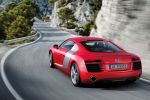 Audi R8 V8 Coupe Facelift 4.2 FSI S Tronic Launch Control Magnetic Ride Supersportwagen Heck Seite Ansicht