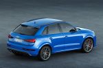 Audi RS Q3 Performance 2016 2.5 Fünfzylinder Kompakt SUV Offroad S tronic quattro Allrad Sportfahrwerk Launch Control Drive Select MMI Navigation plus Heck Seite