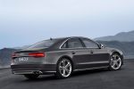 Audi S8 Limousine 2014 Facelift 4.0 V8 MMI Touch COD Cylinder on Demand Active Noice Cancellation ANC Drive Select Side Assist Active Lane Assist Heck Seite