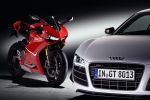 Audi AG R8 GT Ducati 1199 Panigale S Übernahme Motorrad Supersportwagen