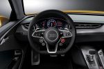 Audi Sport quattro Concept Allrad Matrix LED Plug-in-Hybrid 4.0 V8 Biturbo COD Cylinder on Demand EV Performance Race Boost MMI Interieur Innenraum Cockpit Lenkrad
