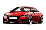 Audi TT 2014 Sketch Sportwagen Design Skizze Front