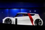 Audi Urban Concept City Car Stadtauto e-tron Elektromotor Carbon Lithium Ionen Akku Induktion AC/AC Wandler Audi Wireless Charging AWC Seite Ansicht