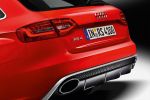 Audi RS4 Avant 2012 - Heck Stoßstange Auspuff Abgasanlage Heckspoiler Schweller Diffusor rot