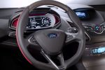 Ford Vertrek Concept Car Kompakt SUV Offroad Kinetic Design Innenraum Interieur Cockpit Lenkrad Instrumente
