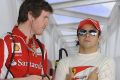 Bei Ferrari ein unzertrennliches Team: Felipe Massa und Rob Smedley