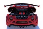 Lazzarini Design Alfa Romeo 4C Devinitiva Ferrari V8 Turbo Hennessey Sportwagen Carbon Aerodynamik Bodykit Heck