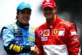 Fernando Alonso und Michael Schumacher lieferten sich spannende Duelle