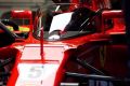 In Silverstone testet Ferrari-Pilot Sebastian Vettel erstmals den neuen Cockpit-Schutz