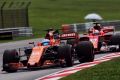 Bremsklotz: Fernando Alonso hielt Sebastian Vettel beim Überrunden auf