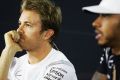 Nico Rosberg und Lewis Hamilton duellierten sich mit allen Tricks