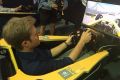 Nico Rosberg absolvierte einige Formel-E-Runden im Simulator in Hongkong