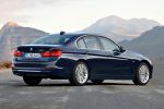 BMW 3er F30 Luxury Line 6. Generation Efficient Dynamics Connected Drive Twin Power Turbo 328i 335i 320d 320i 318d 316d Eco Pro DSC DTC CBC DBC PDC Surround Side View RTTI Heck Seite Ansicht
