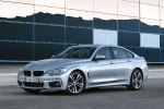 BMW 4er Gran Coupe M-Sportpaket Air Curtain Air Breather 435i 428i 420i 420d 418d xDrive Allrad Reihensechszylinder Vierzylinder ConnectedDrive Internet App Active Cruise Control Active Protection Driving Assistant Front Seite
