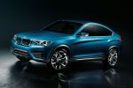 BMW Concept X4 SUV Coupe SAV Sports Activity Coupe Front Seite Ansicht