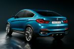 BMW Concept X4 SUV Coupe SAV Sports Activity Coupe Heck Seite Ansicht