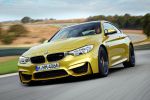 BMW M4 Coupe 2014 Performance Sportwagen Sportler 3.0 TwinPower Turbo Reihensechszylinder Air Curtain Air Breather Carbon Drivers Package Launch Control Smokey Burnout Stability Clutch Control DSC Laptimer App Driving Assistant Plus Connected Drive Front