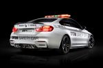 BMW M4 Coupe DTM Safety Car 2014 Sportwagen 3.0 TwinPower Turbo Reihensechszylinder M Performance Blitzer Recaro Schalensitze Schroth Rennsportgute Heck