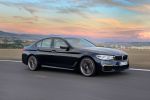 BMW M550i xDrive G30 5er 2017 v8 Twinturbo Biturbo Twinscroll Turbolader Allradantrieb Sportfahrwerk BMW Connected Infotainment Smartphone App Fahrassistenten Fahrerassistenzsysteme Front Seite
