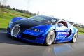 Bugatti Veyron Sang Noir von Cam-Shaft in Chromblau foliert