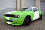 CCG Automotive Dodge Challenger SRT8 7.0 Liter Stroker HEMI V8 Achtender Muscle Car PRINS Autogas Asanti Front Seite Ansicht