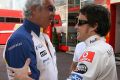 Damals wie heute ein Herz und eine Seele: Briatore (links) und Alonso