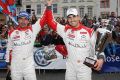 Dani Sordo (re.) und Carlos del Barrio (li.) feierten ihren ersten WRC-Sieg