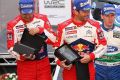 Daniel Elena und Sebastien Loeb freuen sich auch über Platz zwei