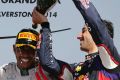 Daniel Ricciardo durfte erneut an der Podiumszeremonie teilnehmen