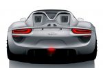 Porsche 918 Spyder Spider Supersportwagen Plug-in-Hybrid Elektromotor V8 Lithium Ionen Batterie PDK Heck Ansicht