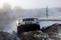Dank Luftfederung im Jeep Grand Cherokee bis zu 27 Zentimeter Bodenfreiheit 