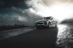 Porsche Macan Turbo Test - Front in Fahrt