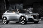 Audi Design Strategie Atelier Produktdesign Crosslane Coupe Concept Crossover Carbon CFK GFK Multimaterial Spaceframe Front Seite Ansicht
