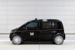 VW Volkswagen London Taxi Concept Seite Ansicht Elektromotor Elektroauto Electric Vehicle EV Zero Emission Bus City Van Touchscreen