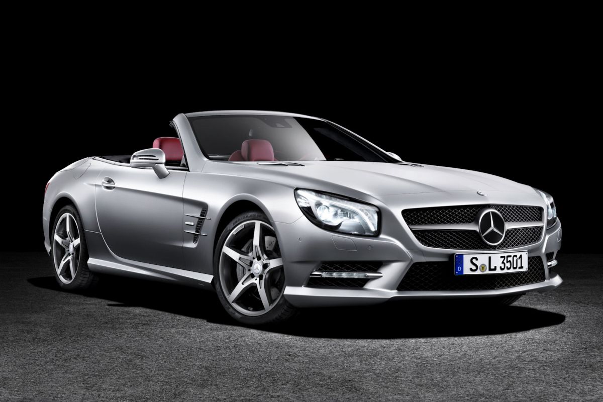 MercedesBenz SL Edition 1 Brillant in Szene gesetzte Spannung Speed