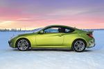 Hyundai Genesis Coupé Test - Seite Ansicht seitlich grün Farbe