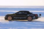 Bentley Continental Supersports Cabrio Convertible Extreme FlexFuel Bioethanol E85 W12 Finnland Juha Kankkunen Schnellster Höchstgeschwindigkeit Guinnes Weltrekord Ice Eis Seite Ansicht