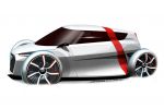 Audi Urban Concept City Car Stadtauto e-tron Elektromotor Carbon Seite Ansicht